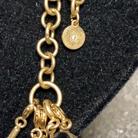 Stella & Dot Gold Toned Terney Layered Necklace - Picture 12 of 15